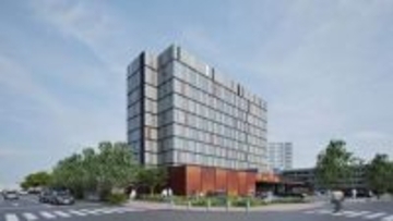 帯広駅前再開発、ホテル棟着工　マンション・商業も一体開発