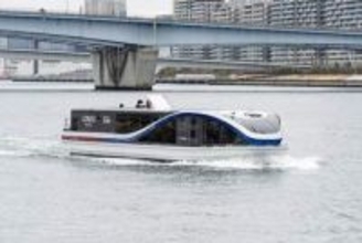 フル電動旅客船が日本橋-豊洲で定期運航　民間企業で日本初