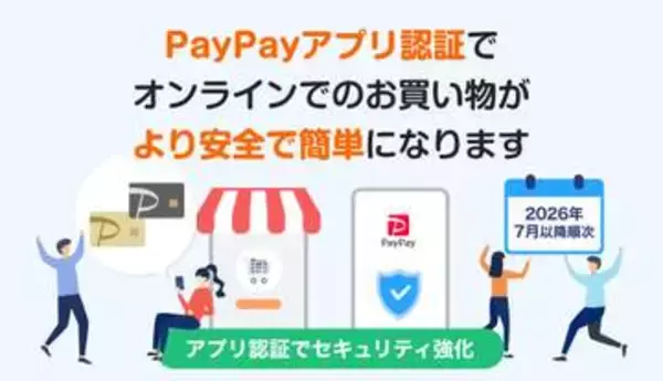 PayPayカード、オンライン決済時の本人認証がPayPayアプリに