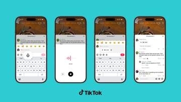 TikTok、コメントに音声や写真を投稿可能に　投票機能も