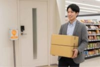 テナントに貸せない2坪に設置　荷物の無人受取「トリイク」
