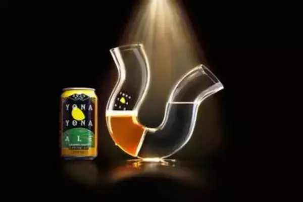 水を飲まずにビールを飲むと倒れる「ふらつくビアグラスbyよなよなエール」