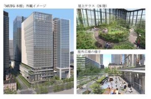 丸の内「MUFG本館」着工　地上28階建て