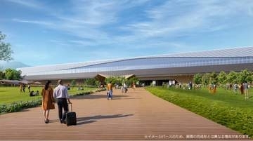 リニア長野県駅、駅舎外観3案を公表