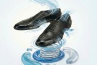 青山、グミのような弾力・究極の通気性のビジネスシューズ