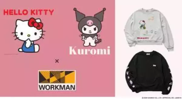 ワークマン×サンリオ、ウェアにハローキティ・クロミ