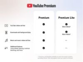 “広告少なめ”「YouTube Premium Lite」、バックグラウンド再生に対応
