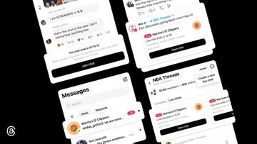 Threadsに「ライブチャット」　試合中リアルタイムに盛り上がれる