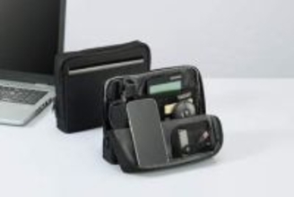 コクヨ、大容量で自立するツールポーチ「ハコビズ2」