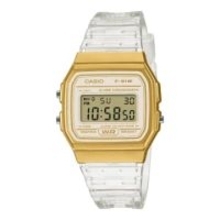 チープカシオ「F-91W」にクリアバンド+メタルカラーの新色