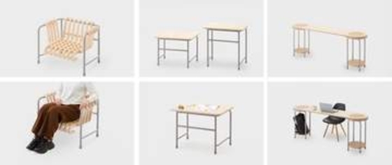 カインズ、コクヨデザインの"学校家具風"新シリーズ