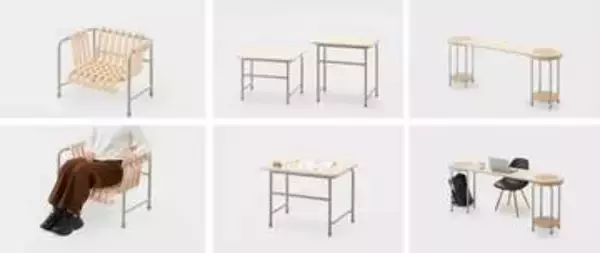 コクヨデザインのカインズ"学校”風家具シリーズ