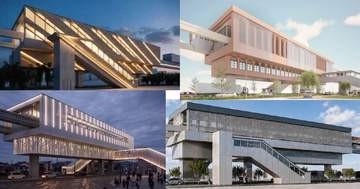 多摩モノレール延伸区間の駅舎デザイン案公開　東大和～武蔵村山～瑞穂町