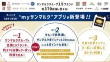 サンマルク、ブランド横断の共通アプリ「myサンマルク」