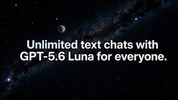ChatGPT、無料で最新の「GPT-5.6 Luna」提供