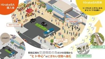 JR東、駅前広場を“開放”　御茶ノ水・両国駅など