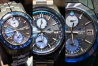 カシオ・オシアナス、日本の伝統的な“藍色”を使った3つの新作