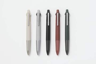 ジェットストリーム、ライトタッチインク多機能ペン 4&1にアルミグリップ