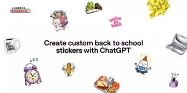 ChatGPT、ステッカー作成できる新機能　"内輪”で使えるステッカーを作る