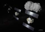 「「はやぶさ2」、7月に小惑星へ高速接近　1km以下まで近づき秒速5kmで通過」の画像1