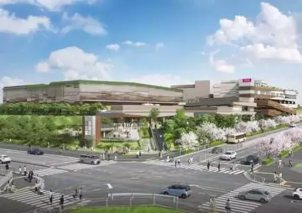 イオン、八王子IC至近に複合商業＋物流＋Green Beans Park　6月開業