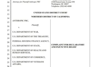 アンソロピック、「違法な報復」と米国政府を提訴