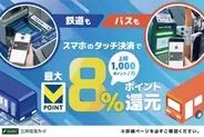 三井住友カード、全国の鉄道・バスで最大8%還元　スマホタッチ乗車