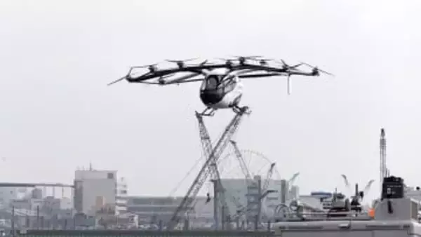 「空飛ぶクルマ」SkyDrive、東京で初デモフライト　見学自由で"チェックイン"体験も
