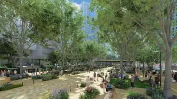 10年後の西新宿　東京都が「西新宿グランドモール」デザイン公開