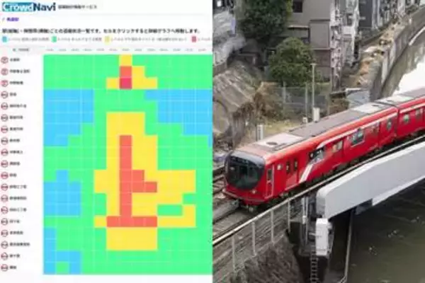 東京メトロ、全路線の「混雑ヒートマップ」　混雑見える化を本格提供