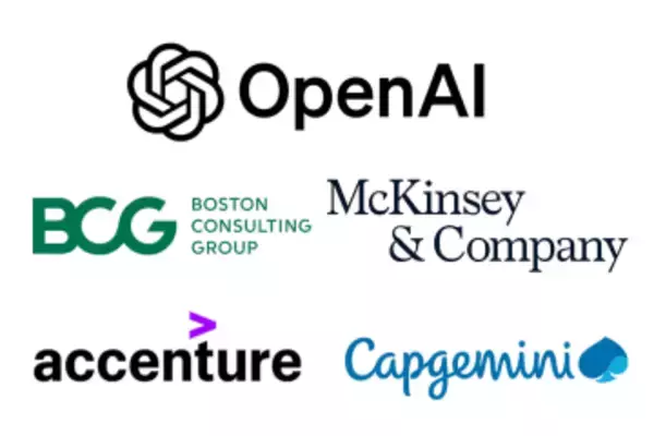 OpenAI、コンサル・SIer大手とタッグ “AI同僚”展開を加速