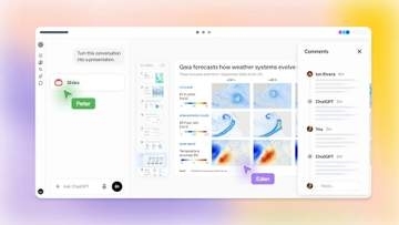ChatGPTにスライド作成機能「ChatGPT Slides」　共同編集も