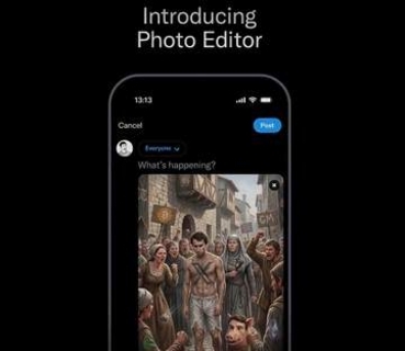 Xに新機能「写真エディター」 モザイクやテキスト挿入・AI編集など