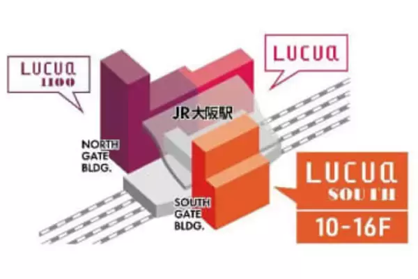 ルクア大阪新館「LUCUA SOUTH」4月5日開業　大阪駅直結3館目