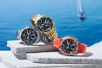 シチズン、ヨットレース対応の液晶コンビウォッチ「ウェーブ・トラッカー」