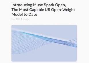 Meta、最も高性能な米国製オープンモデル「Muse Spark Open」