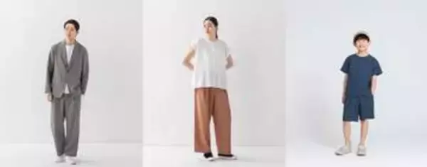 無印良品、空気が衣服の中を流れる「風を通す」シリーズ