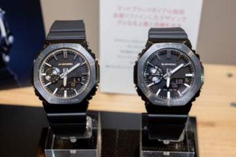 G-SHOCK、上品な“漆黒”でみせる2100シリーズ4機種