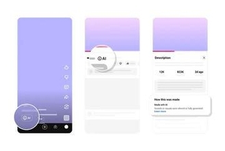YouTube、AI生成コンテンツを自動検出して「ラベル」表示