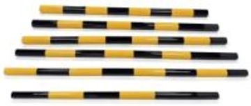 踏切遮断かんに玄武岩由来の新素材「バサルト繊維」　ミズノなど