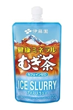 伊藤園、飲んで身体を冷やす「むぎ茶アイススラリー」