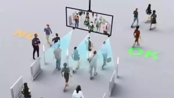 NEC、歩いたままで顔も虹彩も認証する新技術　世界初