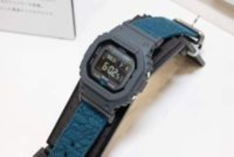 G-SHOCK、MIP液晶モデルに漁網リサイクルのクロスバンド