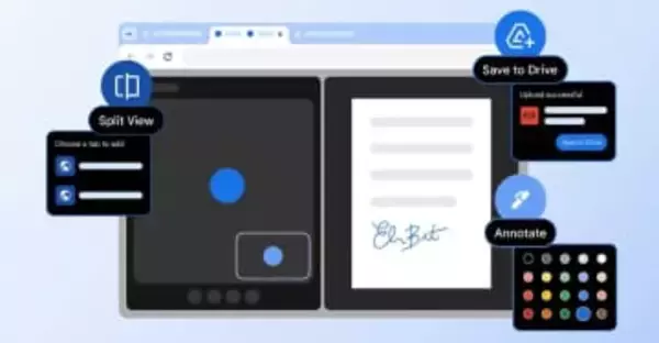 Chrome、分割表示とPDF注釈など新機能