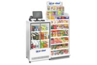 郵便局でミニストップ取扱商品販売　冷蔵商品も