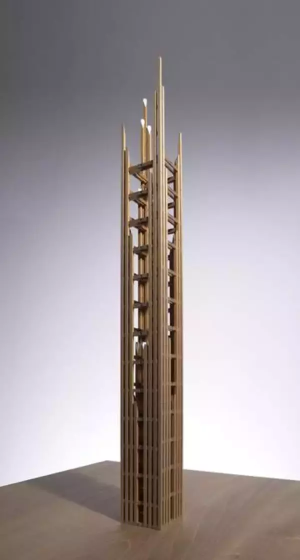 GREEN×EXPOに"大屋根リング"活用の木造建築「KAJIMA TREE」　1/100模型公開