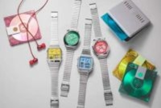 シチズン、レトロモデルに90sポップカラー