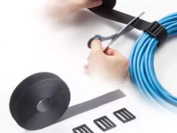 サンワサプライ、使いたい長さでカットできる面ファスナー結束バンド3種を発売