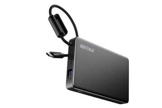 バッファロー、半固体電解質で発火・発煙リスクの低いモバイルバッテリー「BMPBSA10000」シリーズの店頭販売を9月上旬に開始