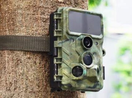 単三電池8本で最大6カ月、庭や畑を見守る『置くだけ簡単「トレイル防犯カメラ」』、サンコーが発売